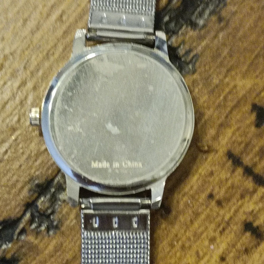USA Olympic Logo Quartz Watch Silver Mesh Band White Dial fa